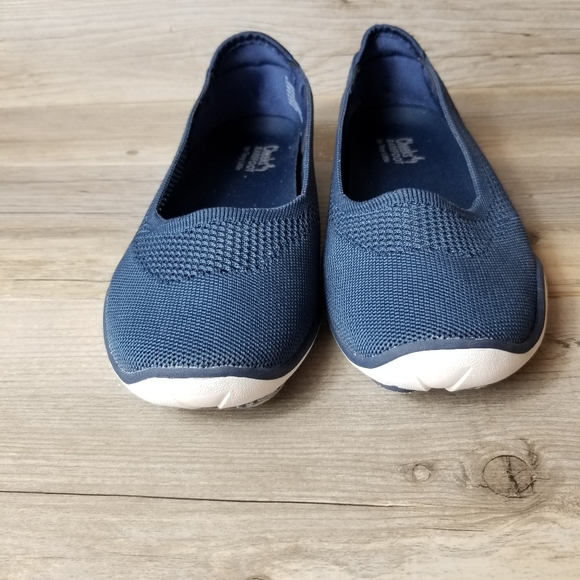 Cheeks Barefoot Ballerina by Tony Little Knit Perforated Slide On Loafers - Picture 3 of 6